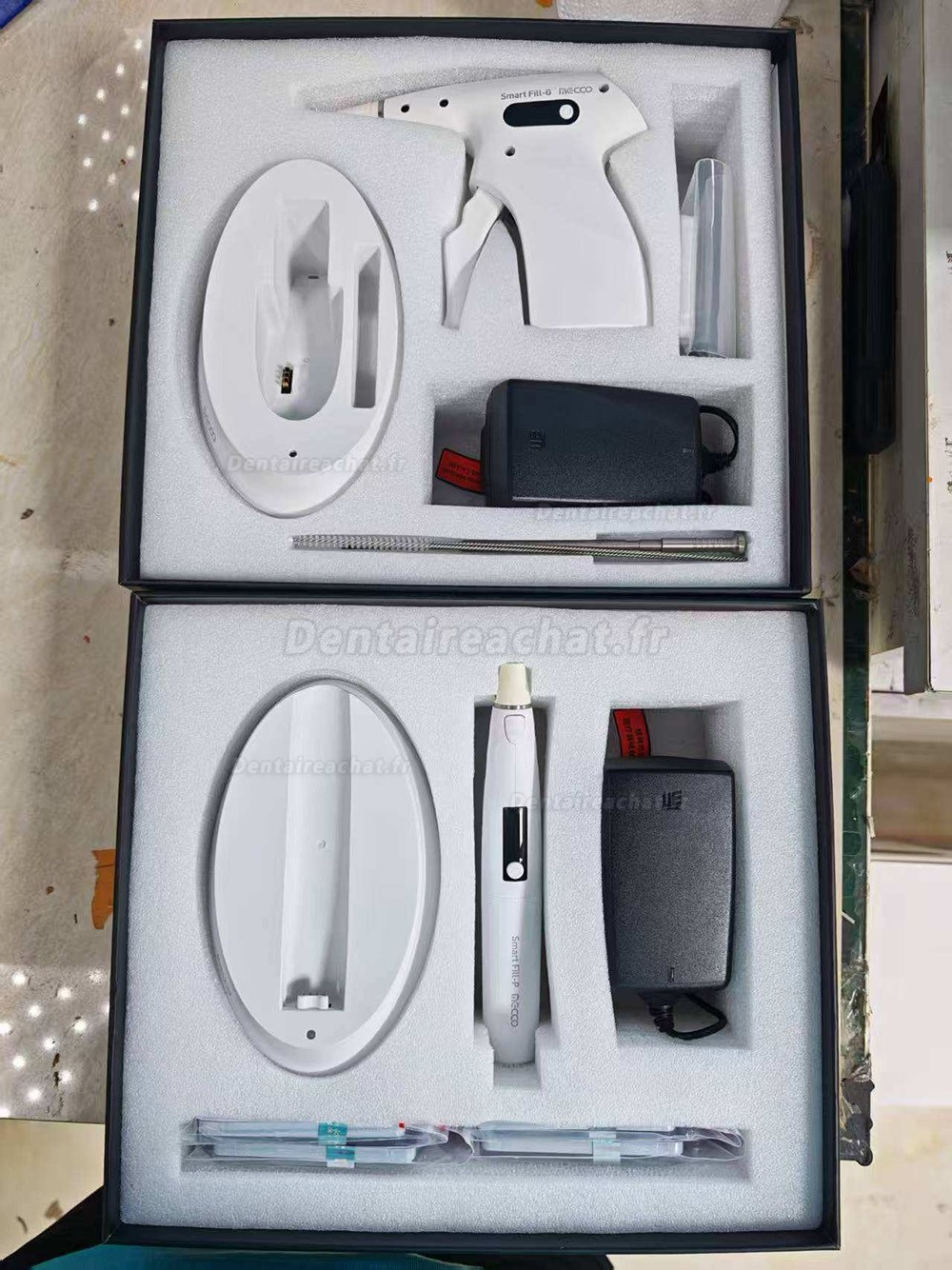 Syst&egrave;me d'obturation dentaire (pistolet d'obturation Smart Mecco Smart Fill-G + stylo d'obturation Smart Fill-P)